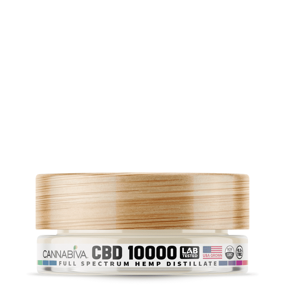 Full Spectrum CBD Distillate - 10000 Milligram (10 Grams) Raw Cannabidiol Concentrate - Oils, Topicals, Blends, E-liquid