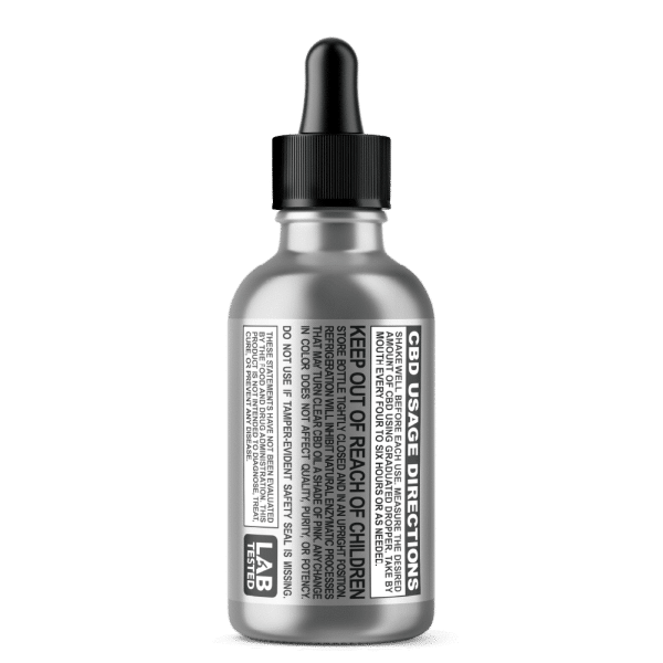 Zero High Pure Isolate CBD Oil With No THC - 1000 MG Extra Strength Cannabidiol Formula - Directions & Usage