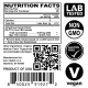 Zero High Pure Isolate CBD Oil With No THC - 500MG Original Strength Cannabidiol Formula - Nutrition Facts Label With Lab Test Result QR Code