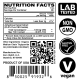 Zero High Pure Isolate CBG Oil With No THC - 250 MG Regular Strength Cannabigerol Formula - Nutrition Facts Label With Lab Test Result QR Code