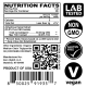 Zero High Pure Isolate CBG Oil With No THC - 2500 MG Super Strength Cannabigerol Formula - Nutrition Facts Label With Lab Test Result QR Code