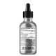 Zero High Pure Isolate CBD Oil With No THC - 10000 Milligrams Maximum Strength Cannabidiol Formula - Nutrition Facts Information Label