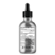 Zero High Pure Isolate CBD Oil With No THC - 5000 Milligrams Hyper Strength Cannabidiol Formula - Nutrition Facts Information Label