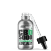 Zero High Pure Isolate CBD Oil With No THC - 5,000MG Hyper Strength Cannabidiol Formula - Open Bottle With Dropper