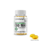 Cannabiva Broad Spectrum CBD Softgel Capsules With No THC - 1500 Milligrams Cannabidiol - 60 Count x 25mg With Sample