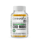 Cannabiva Broad Spectrum CBD Softgel Capsules With No THC - 6000 Milligrams Cannabidiol - 240 Count x 25mg