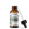 Cannabiva Broad Spectrum CBD Oil - 12,000 Milligrams Cannabidiol - 400mg Per Dose - Bottle With Dropper