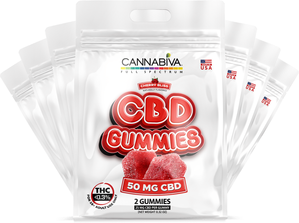 Free CBD Gummies - Full Spectrum 7-Day Sample Pack - Cherry Bliss Flavor Free CBD Gummies - Full Spectrum 7-Day Sample Pack - Cherry Bliss Flavor