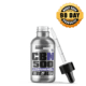 THC-Free CBN 500 mg Cannabinol (CBN) Isolate Oil Tincture open bottle with dropper leaning on the right side of the bottle THC-Free CBN 500 mg Isolate Oil Tincture one open bottle