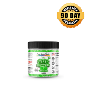 CBD 750 mg Full Spectrum Gummies in Amazing Apple flavor with a 90-day money-back guarantee