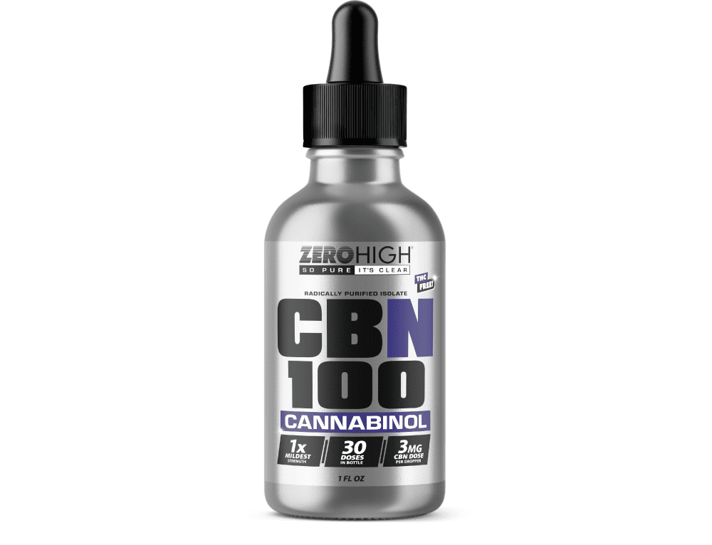 Independently Verified Lab Test Results for Zero High 100 mg CBN Isolate Oil Tincture Zero High 100 mg CBN Isolate Oil Tincture is third-party lab-tested by ISO-accredited labs.