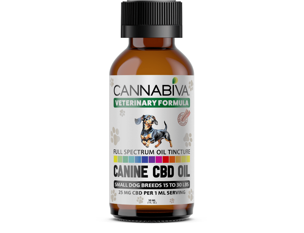 Cannabiva 750 mg Full Spectrum Canine CBD Oil Tincture for Small Dog Breeds is third-party lab-tested by ISO-accredited labs.