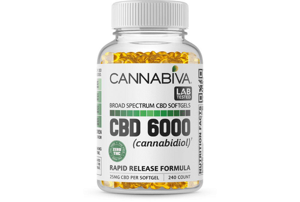 Independently Verified Lab Test Results for Cannabiva 6000 mg Broad Spectrum CBD Softgels Cannabiva 6000 mg Broad Spectrum CBD Softgels are third-party lab-tested by ISO-accredited labs.