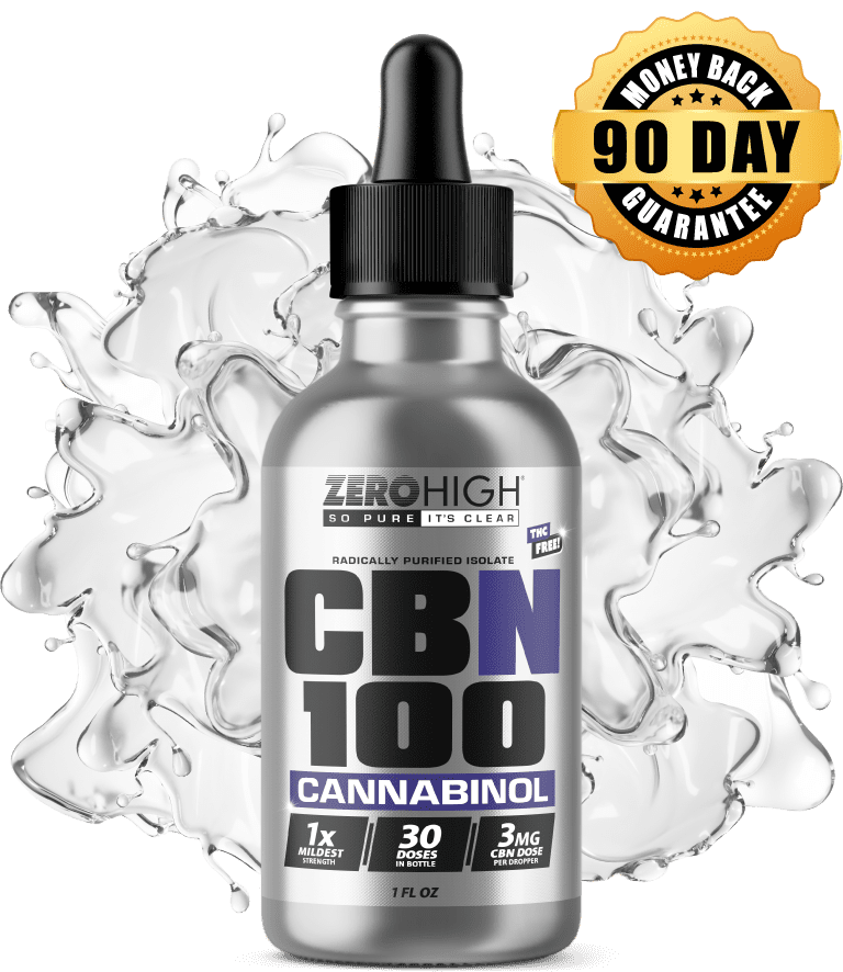 CBN Oil Isolate | 97.5% Pure | Up To 2500 mg Cannabinol Oil (No THC)
